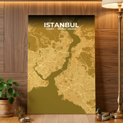 Istanbul Forge Map Poster