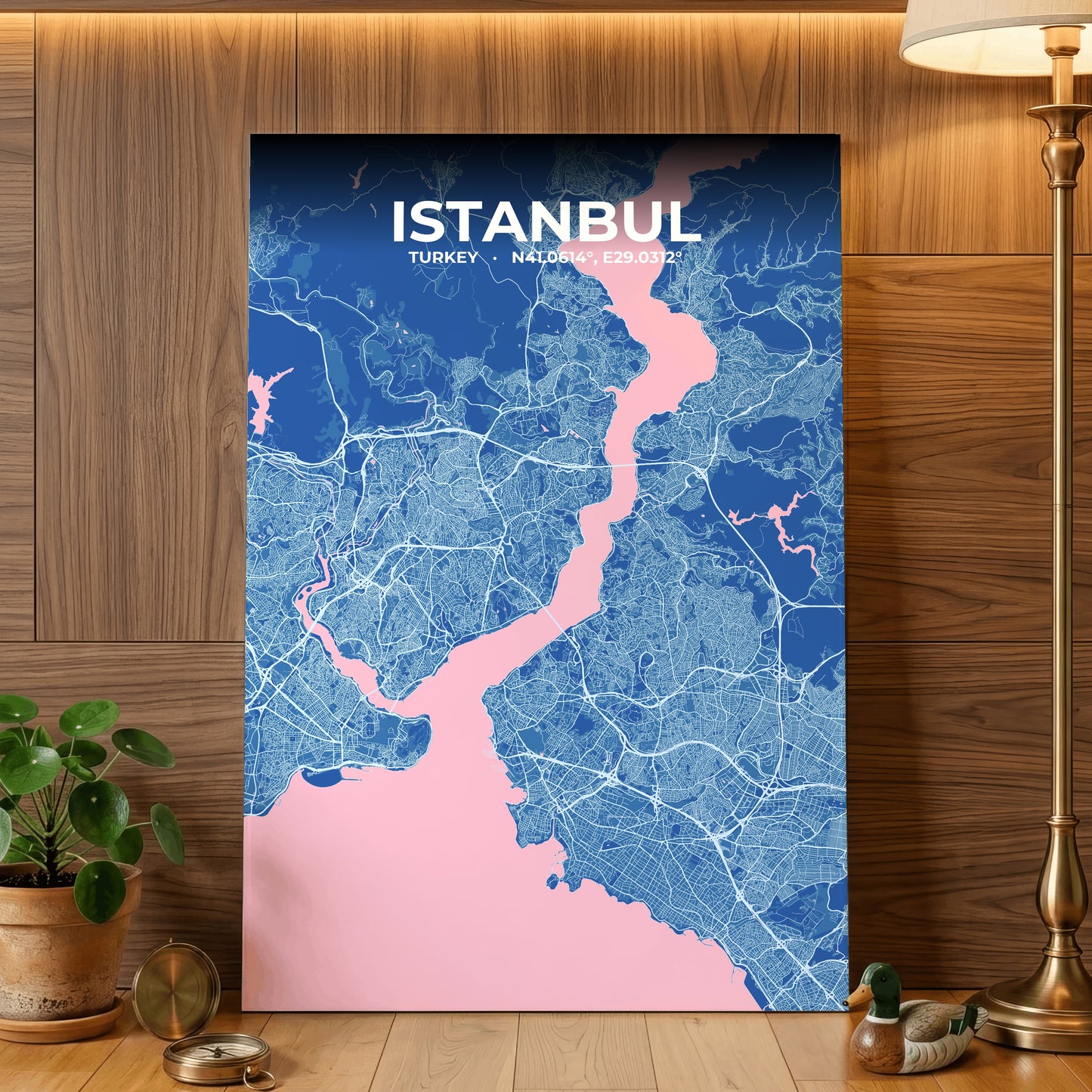 Istanbul Candy Map Poster