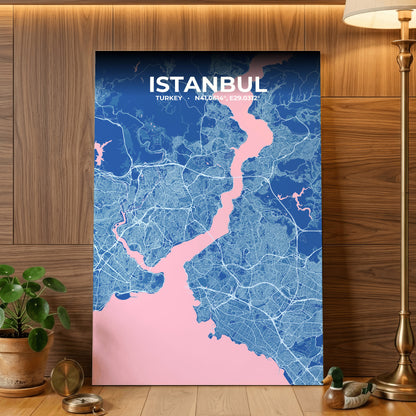 Istanbul Candy Map Poster