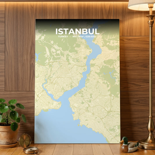 Istanbul Drift Map Poster