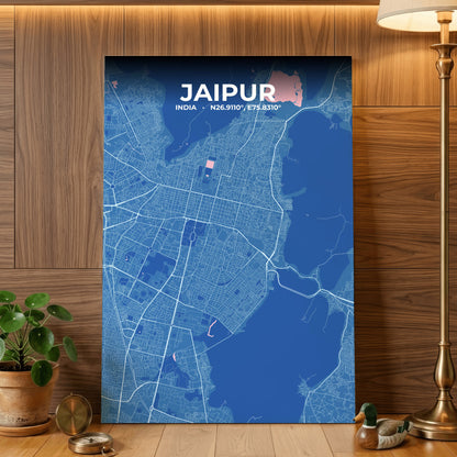 Jaipur Candy Map Poster