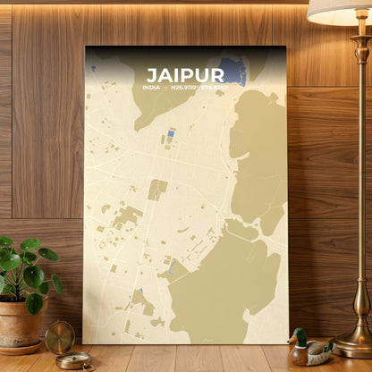 Jaipur Barn Map Poster