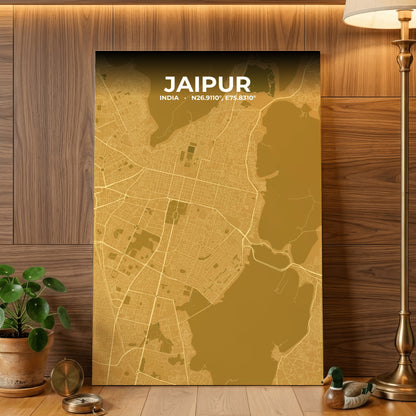 Jaipur Forge Map Poster