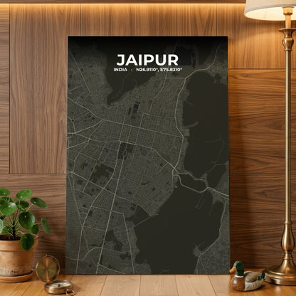 Jaipur Sable Map Poster