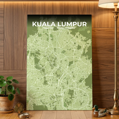 Kuala Lumpur Grove Map Poster