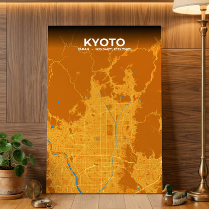 Kyoto Scorch Map Poster