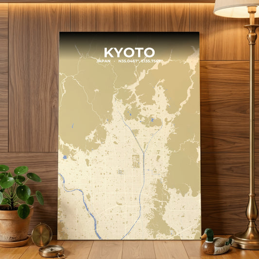 Kyoto Barn Map Poster