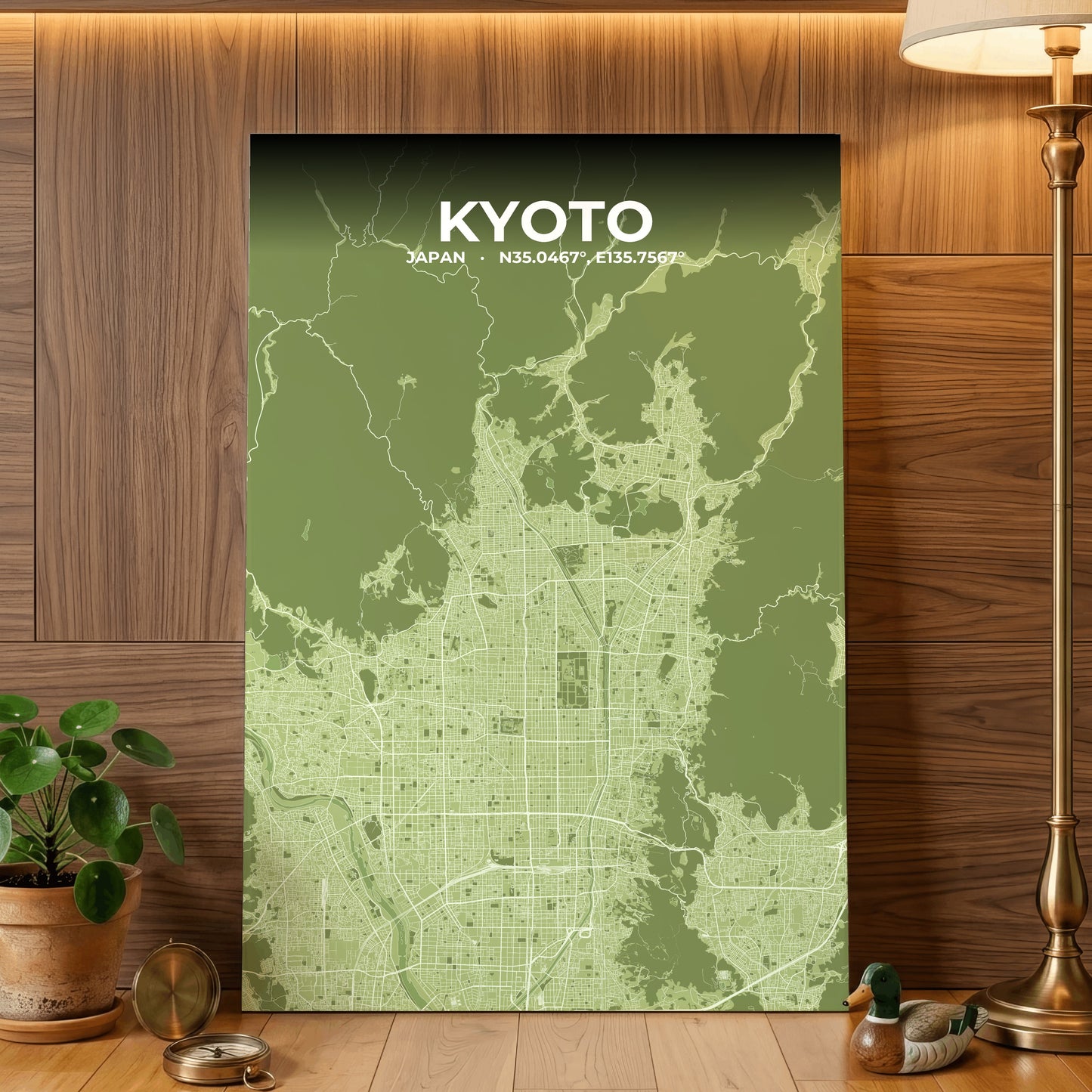 Kyoto Grove Map Poster