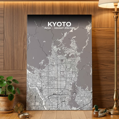 Kyoto Ash Map Poster