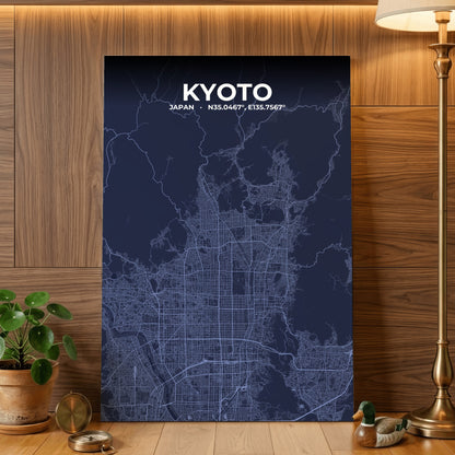 Kyoto Tide Map Poster