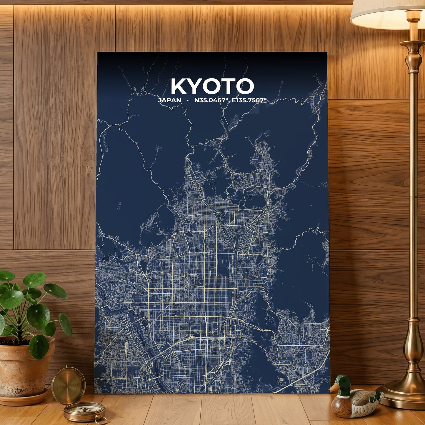 Kyoto Anchor Map Poster
