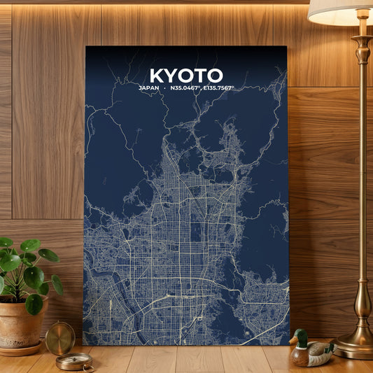 Kyoto Anchor Map Poster