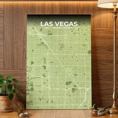 Las Vegas Grove Map Poster