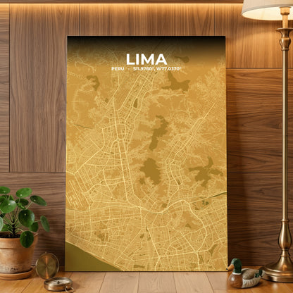 Lima Forge Map Poster