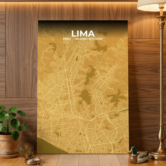 Lima Forge Map Poster