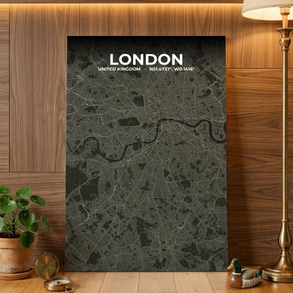 London Sable Map Poster