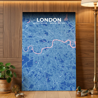 London Candy Map Poster