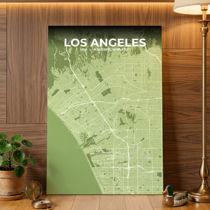 Los Angeles Grove Map Poster
