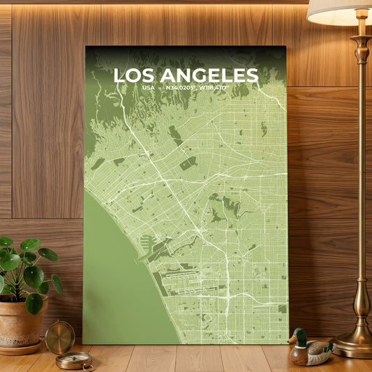 Los Angeles Grove Map Poster