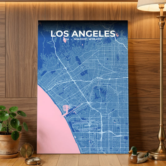 Los Angeles Candy Map Poster