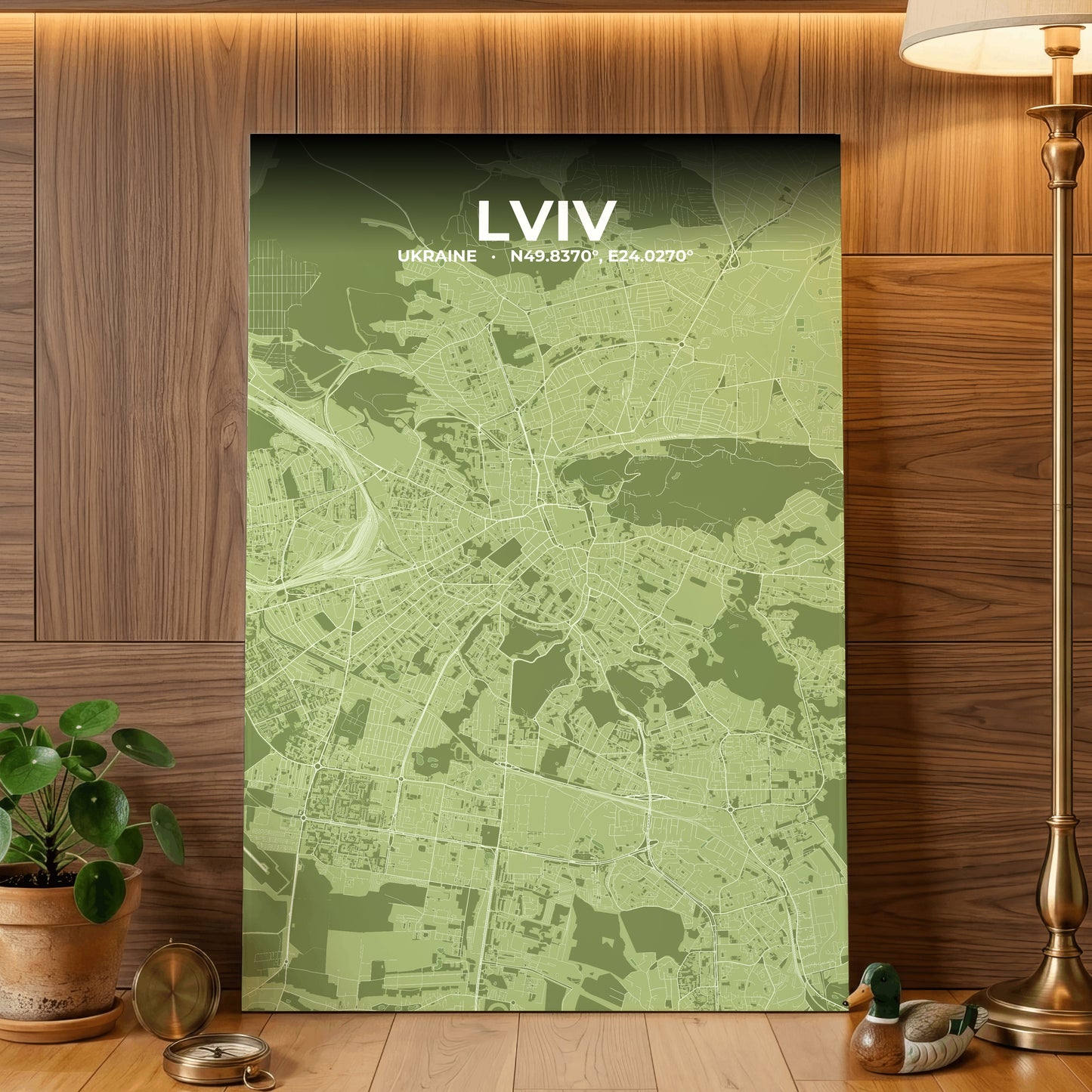 Lviv Grove Map Poster