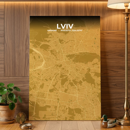 Lviv Forge Map Poster