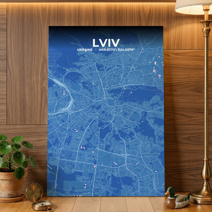 Lviv Candy Map Poster