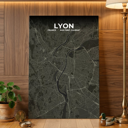 Lyon Sable Map Poster