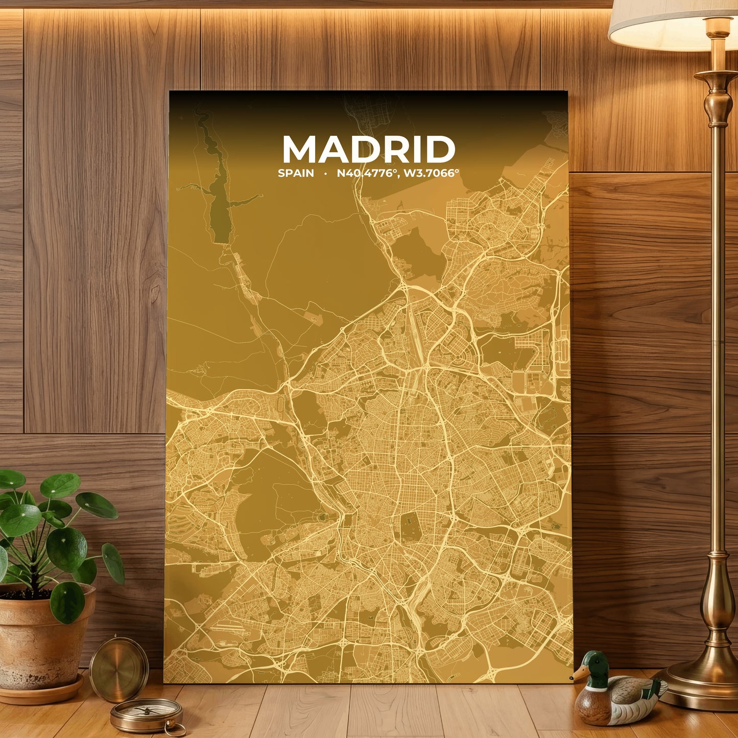 Madrid Forge Map Poster