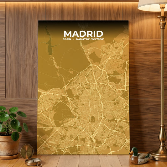 Madrid Forge Map Poster