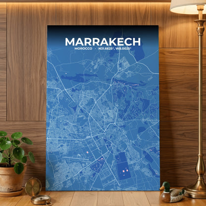 Marrakech Candy Map Poster