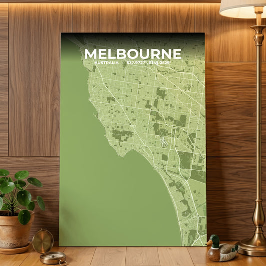 Melbourne Grove Map Poster