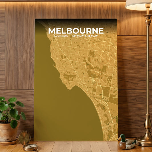Melbourne Forge Map Poster