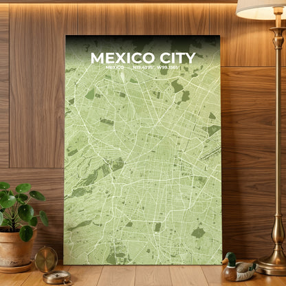 Mexico City Grove Map Poster