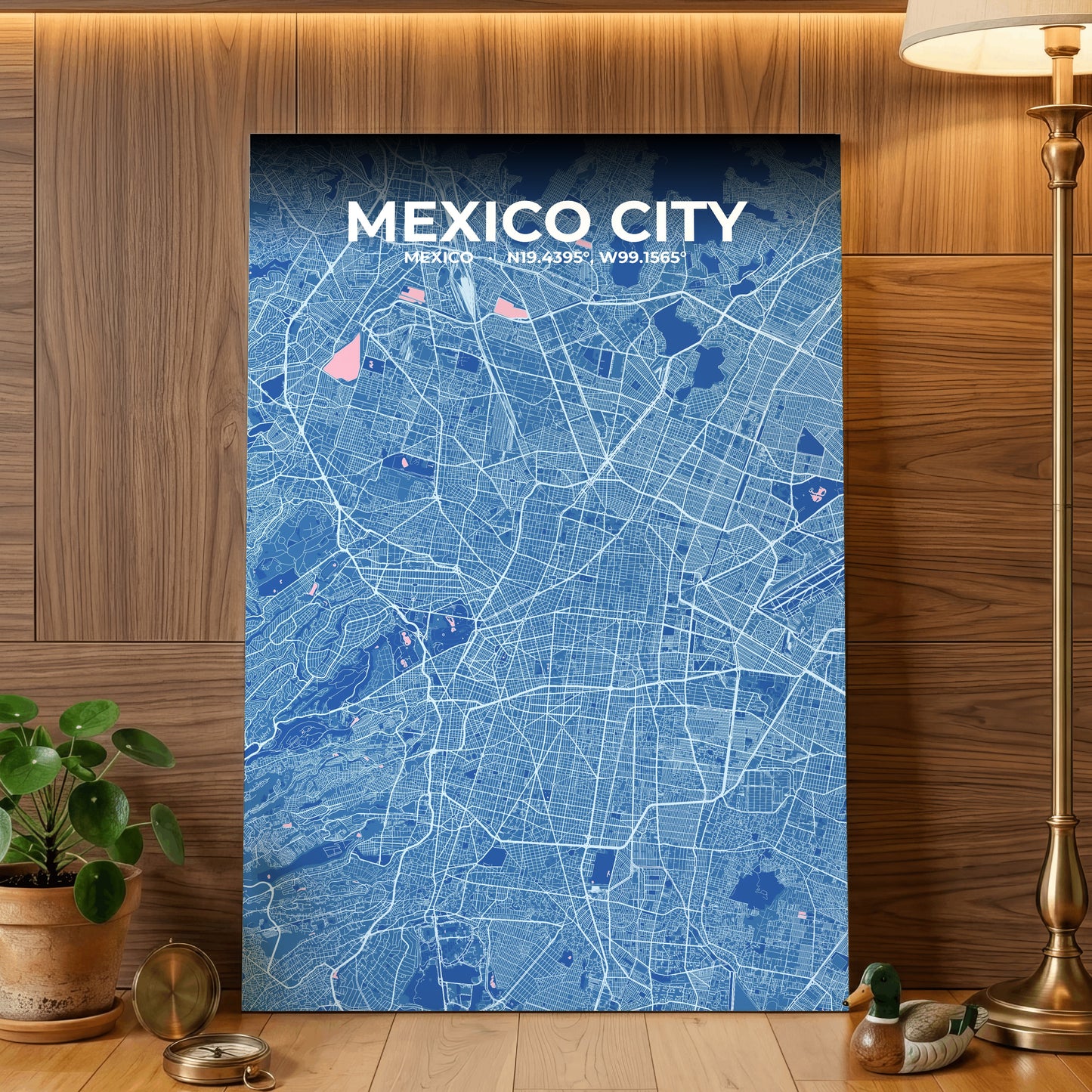 Mexico City Candy Map Poster