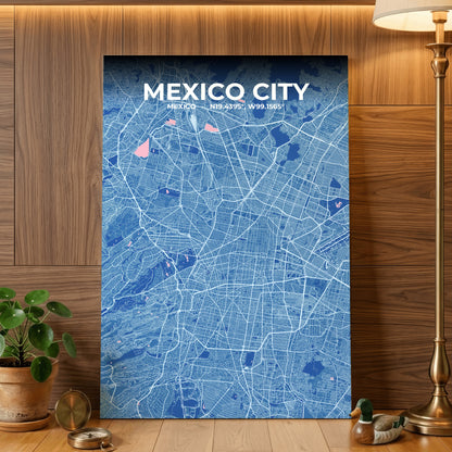 Mexico City Candy Map Poster