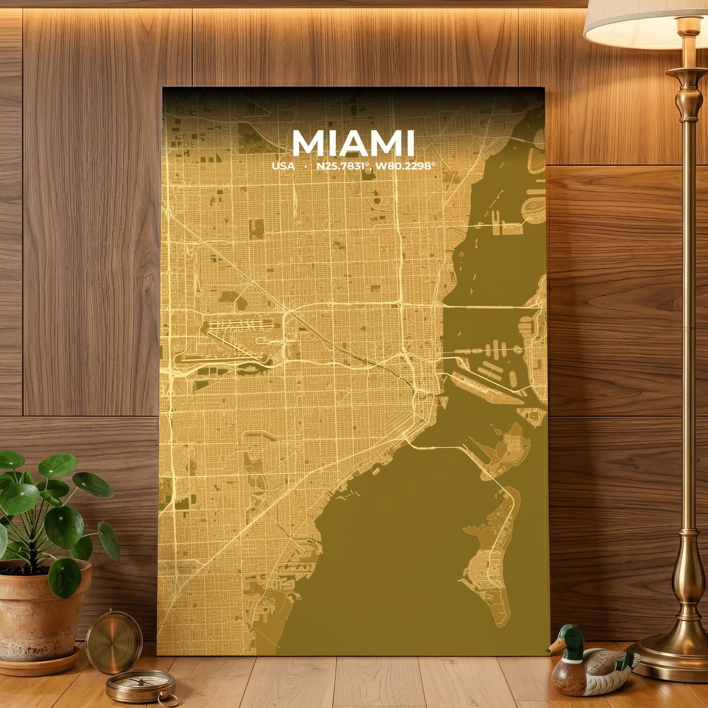 Miami Forge Map Poster