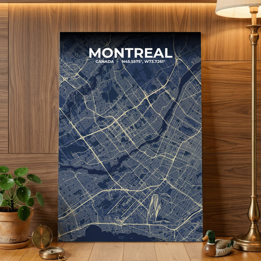 Montreal Anchor Map Poster