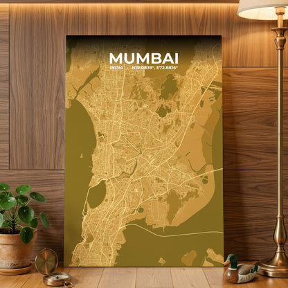 Mumbai Forge Map Poster