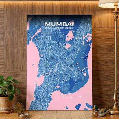 Mumbai Candy Map Poster