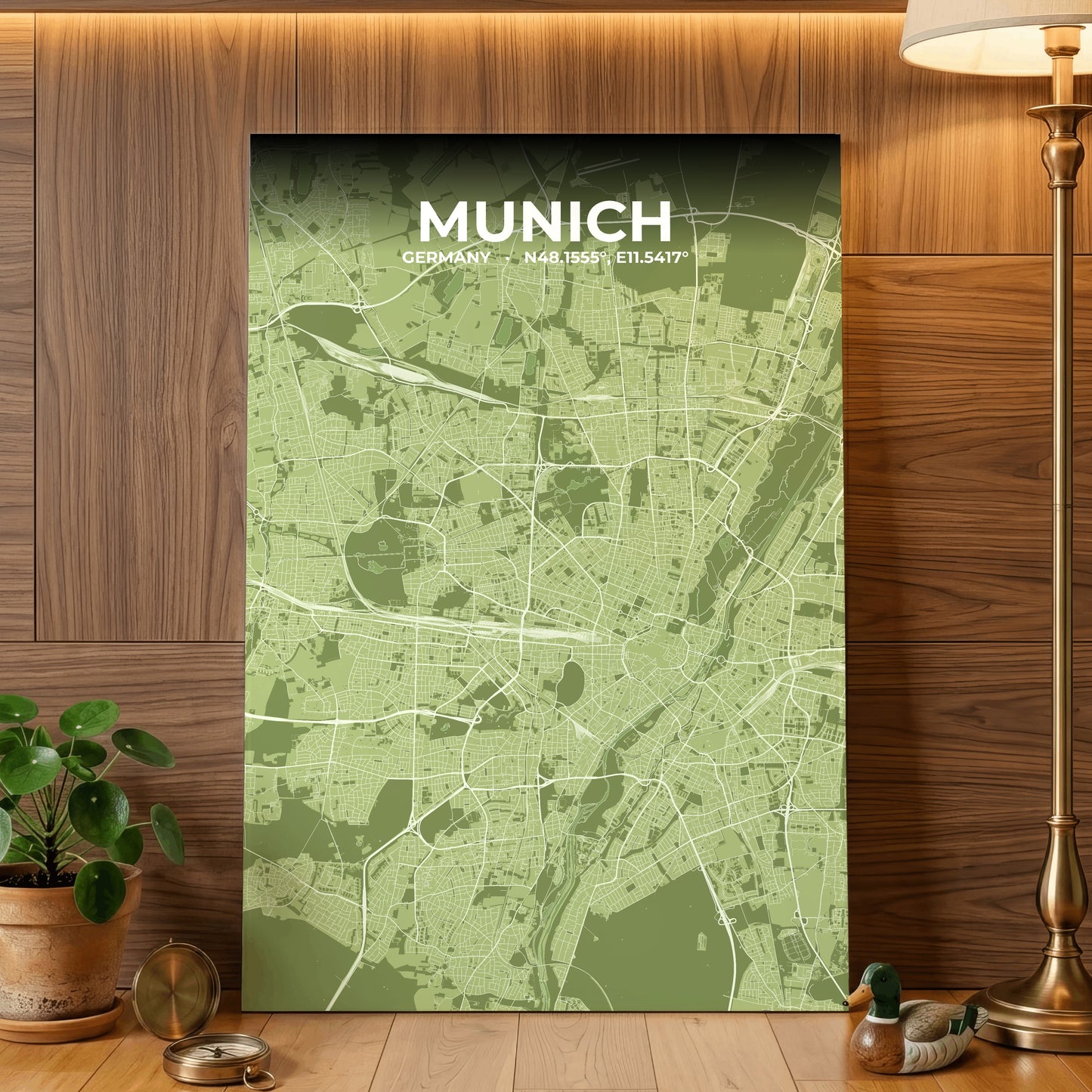 Munich Grove Map Poster