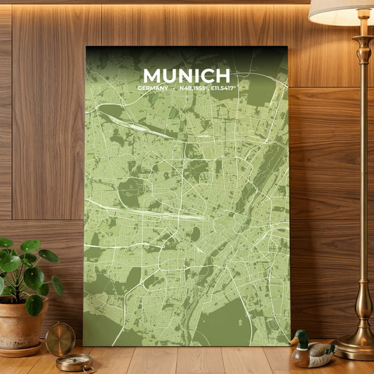 Munich Grove Map Poster