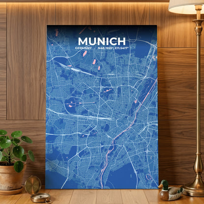 Munich Candy Map Poster