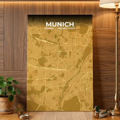 Munich Forge Map Poster