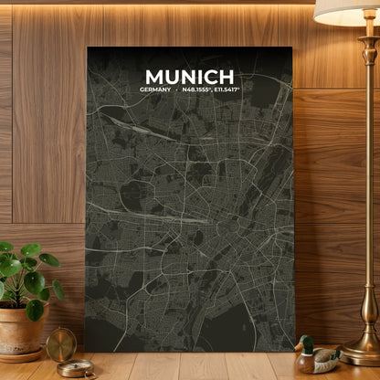 Munich Sable Map Poster