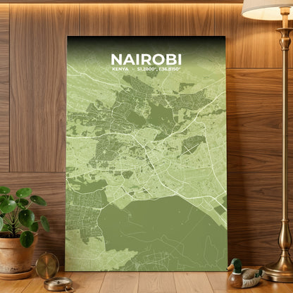 Nairobi Grove Map Poster