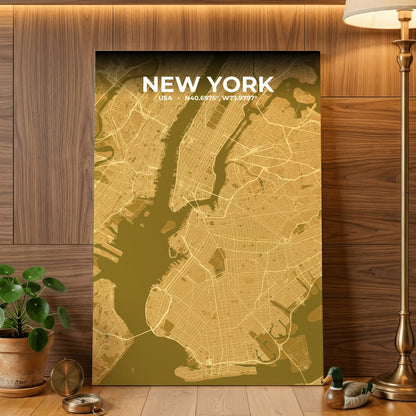 New York Forge Map Poster