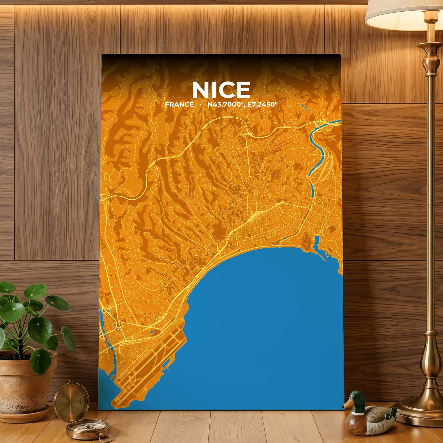 Nice Scorch Map Poster