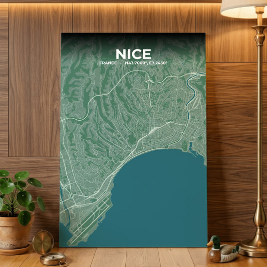 Nice Mist Map Poster