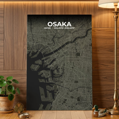 Osaka Sable Map Poster
